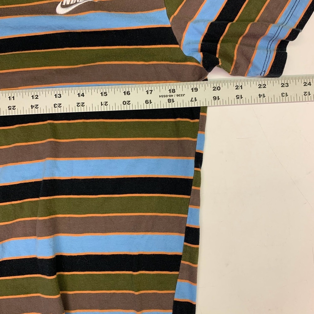 Nike Men's Striped TShirt Casual Short Sleeve Crew Neck‎ Cotton Tee - Picture 11 of 12